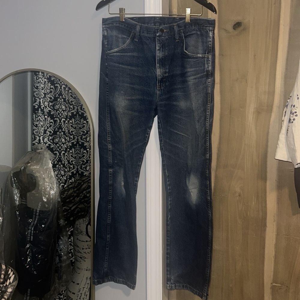 Vintage Rustler Jeans Distressed 34x32‎ super cute